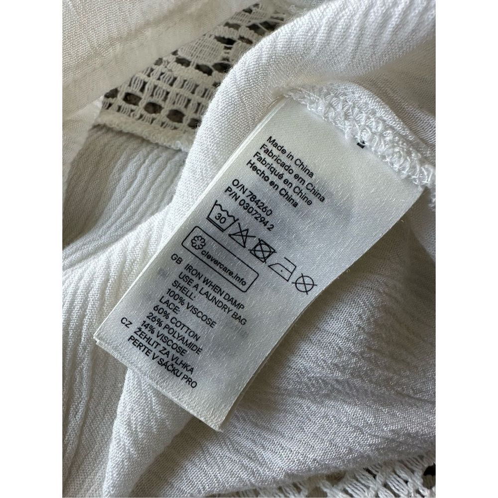 H&M White Crochet Swimsuit Tunic Coverup - Picture 6 of 6